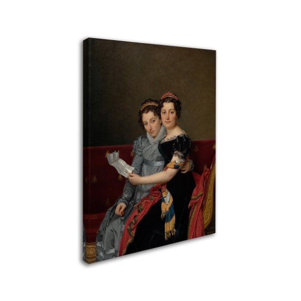 David 'The Sisters Zenaide And Charlotte Bonaparte' Canvas Art,14x19